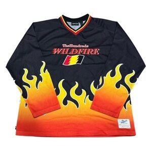 The Hundereds Wildfire Flame Hockey Jersey Men’s Sz L